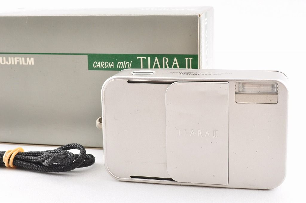 フジフイルム Fujifilm Cardia Mini TIARA II コンパクトフィルムカメラ 35mm ポイント-シュート