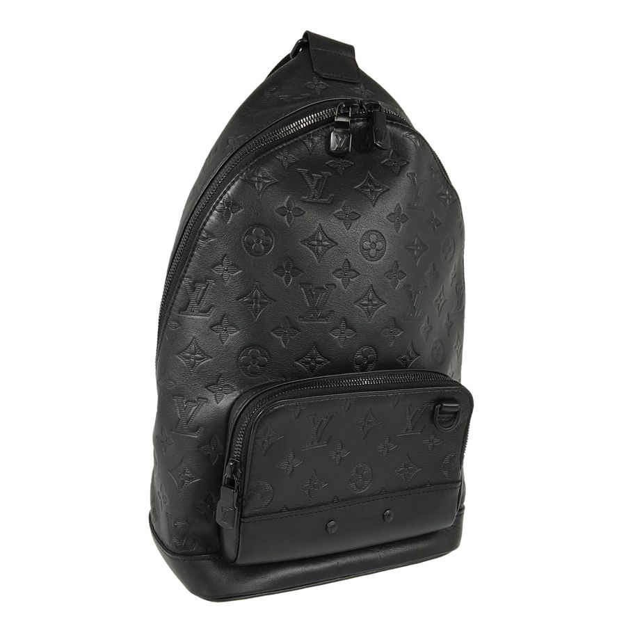 ルイ ヴィトン LOUIS VUITTON モノグラム シャドウ レーサー スリングバッグ M46107 レザー ボディバッグ