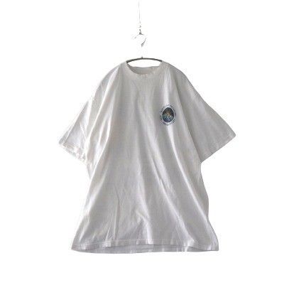 【中古B】 90s USA製 earth day アースデイ 25周年 XLサイズ メンズ Tシャツ カットソー 半袖 シングルステッチ アニマル 地球 中古B 古着