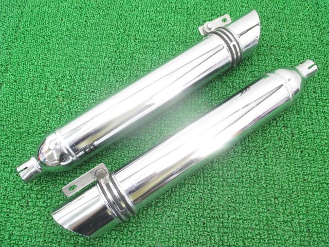FLT1340 サイレンサーマフラー 65538-79/65539-79 ハーレー 純正 中古 65538-79 65539-79 ショベルヘッド コケキズ無し そのまま使える