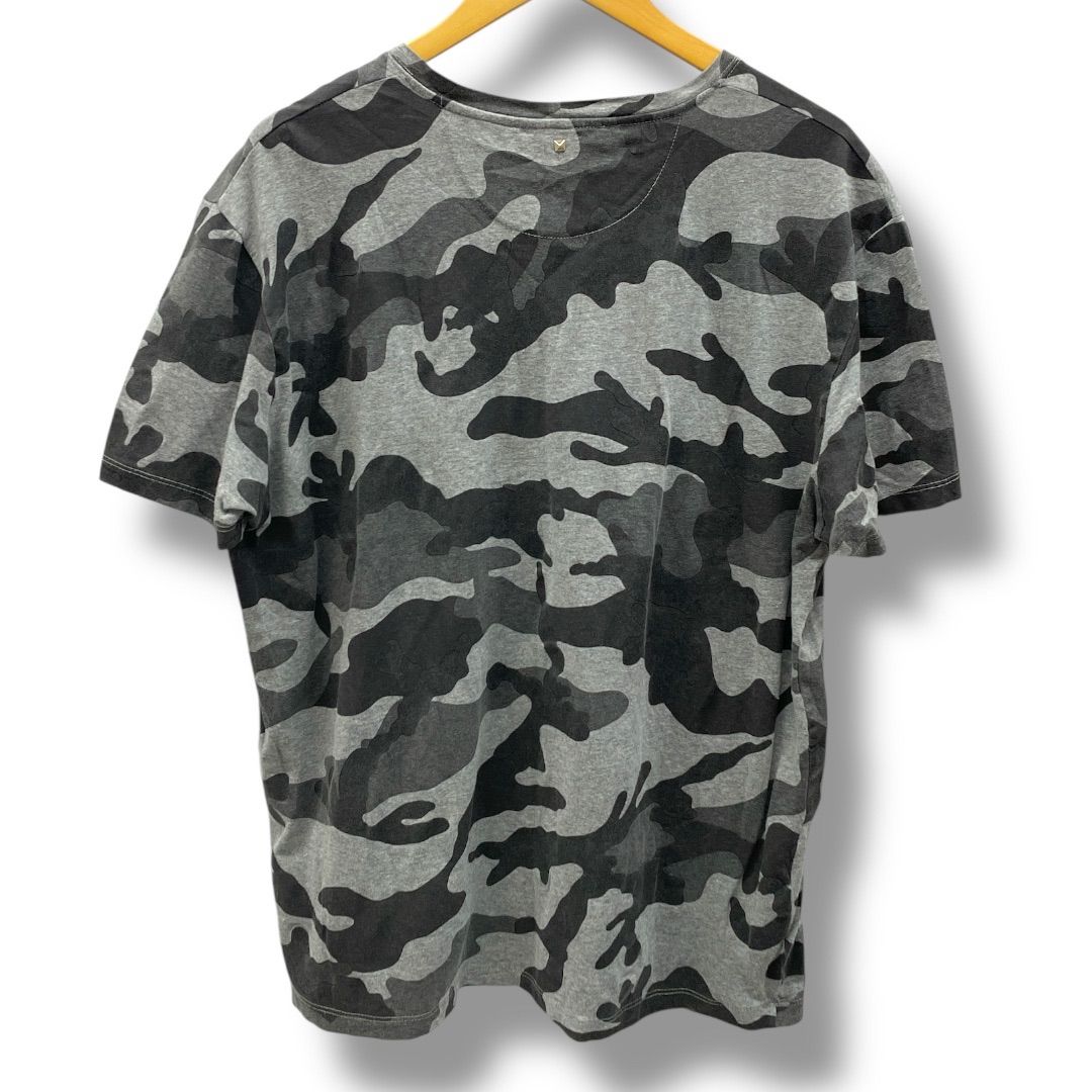 VALENTINO ヴァレンティノ クルーネックTシャツ カモフラ柄 迷彩