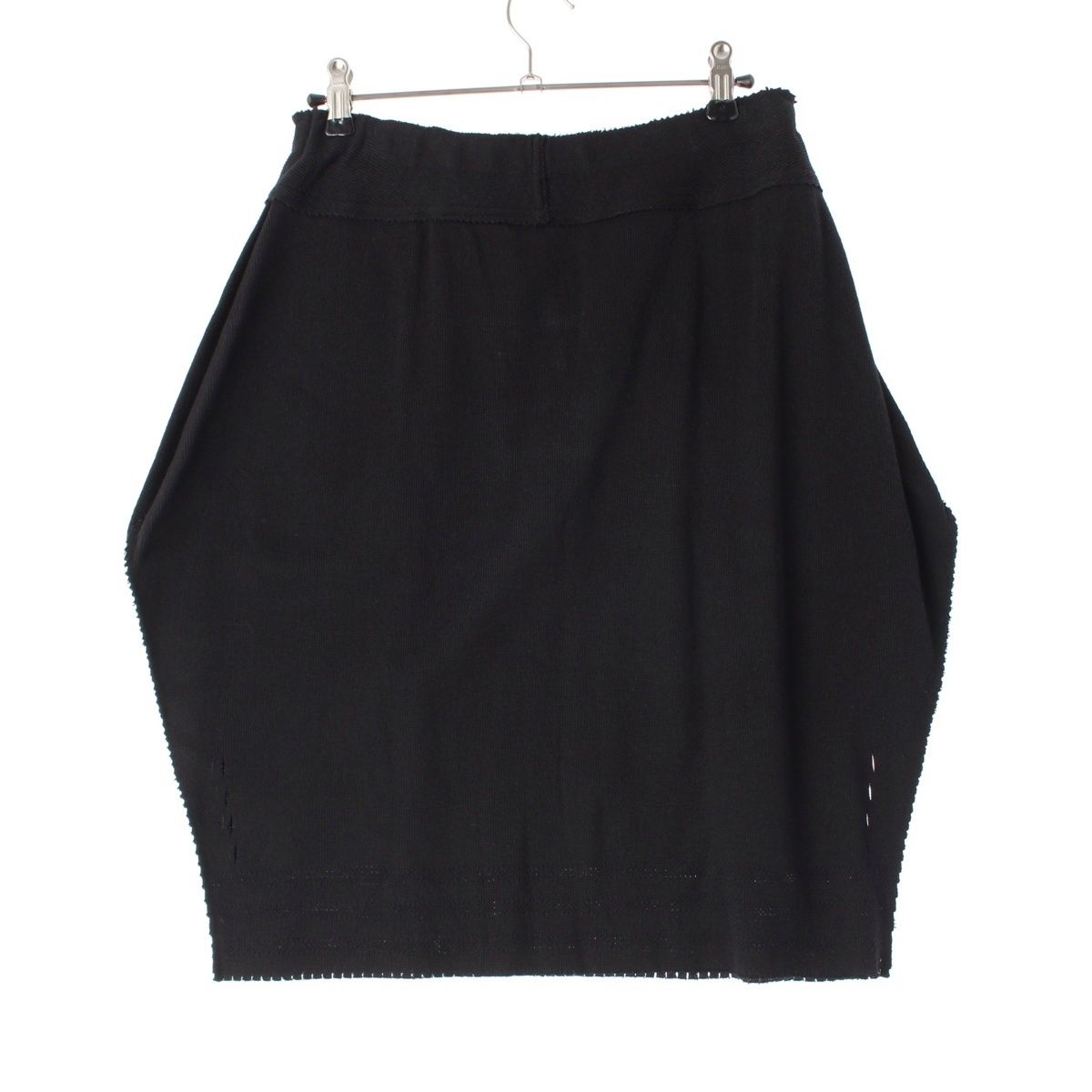 イッセイミヤケ 2012SS A-POC ABLE コットン ナイロン プリーツ変型 スカート IM21KG304 ブラック 2