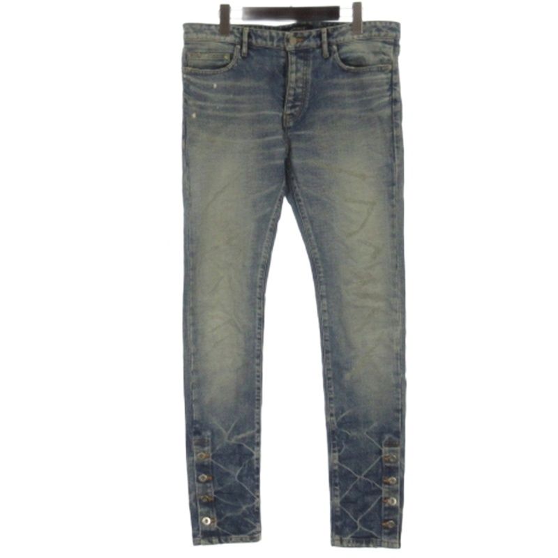 【定価4.4万】【30】MLVINCE /type-1スリムダメージデニムパンツ メルヴィンス MLVINCE TYPE-1 SLIM DAMAGE JEANS デニム パンツ