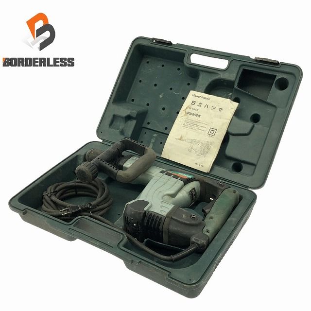 ☆品☆HITACHI 日立工機 100V 電動ハンマー H45SR 六角軸 コンクリート 