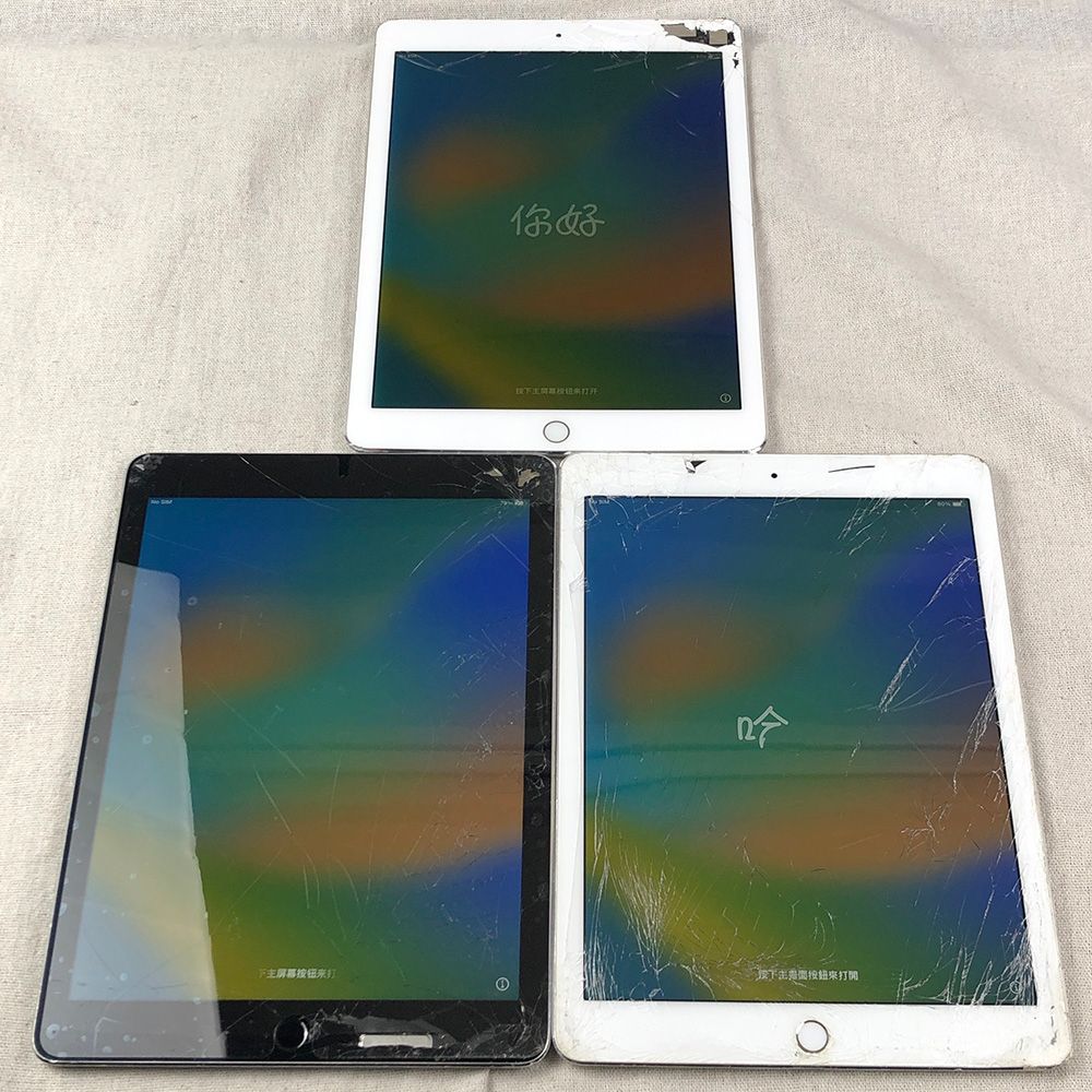 ◇ジャンク品・本体のみ◇【3点セット・SIMロック解除済】Apple iPad