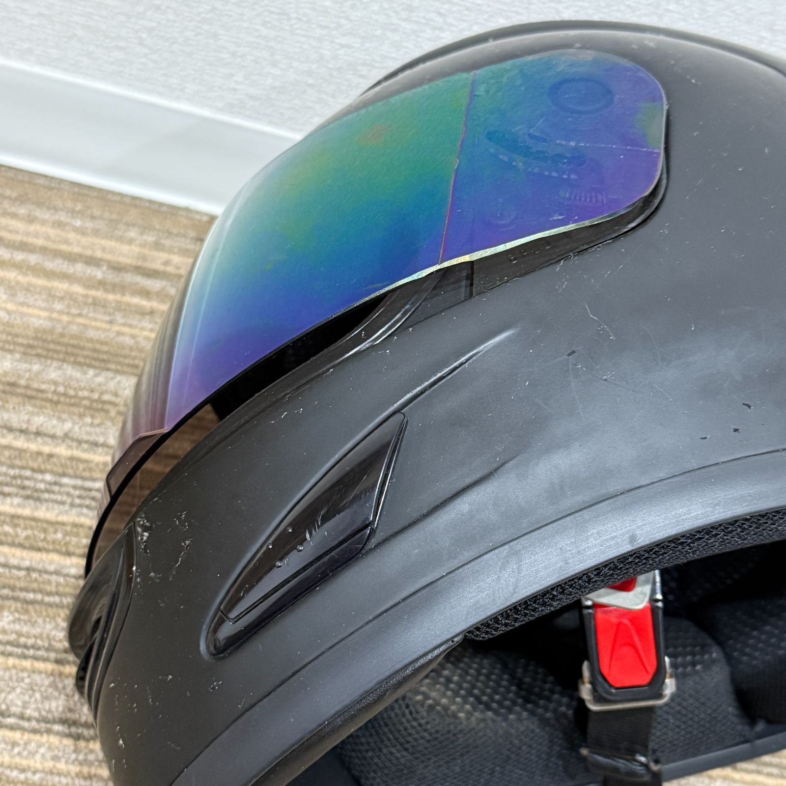 ネオライダース フルフェイス-ヘルメット-クリアレンズ付き-Mサイズ-NR-7 NEORIDERS ネオライダース バイク ヘルメット フルフェイス NR-7