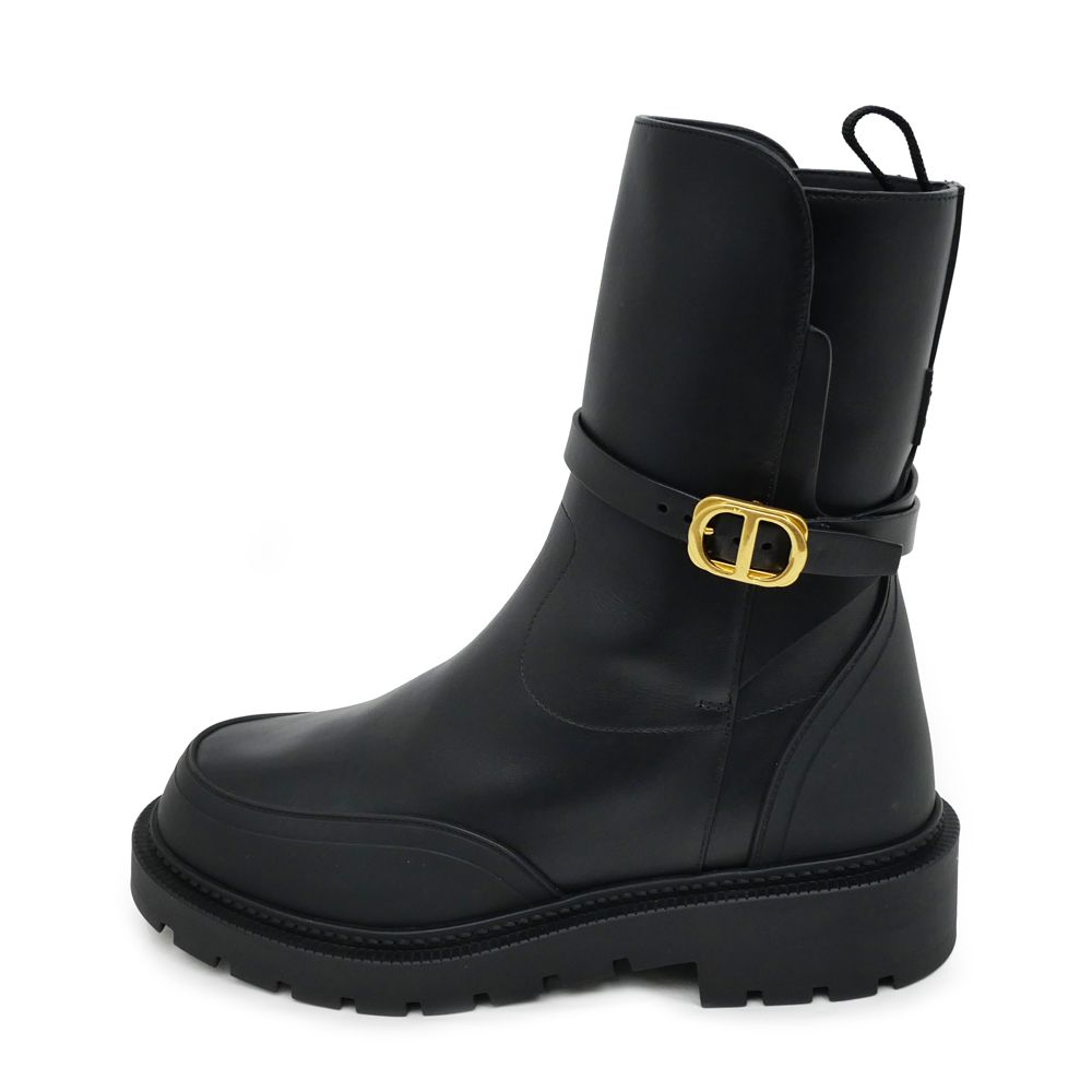 ★Christian DIOR★EMPREINTE ブーツ37 名東】クリスチャンディオール EMPREINTE ANKLE BOOT アンクル ブーツ