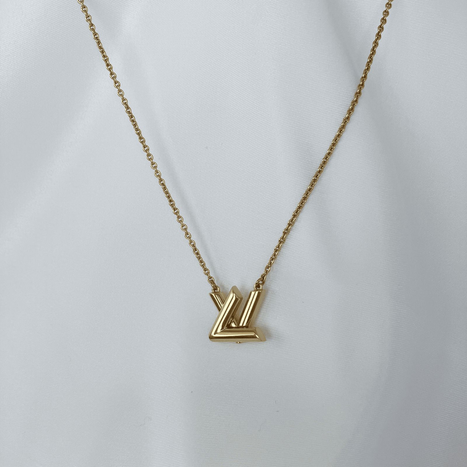 LOUIS VUITTON ルイヴィトン ネックレス レディース M01729 LVロゴ