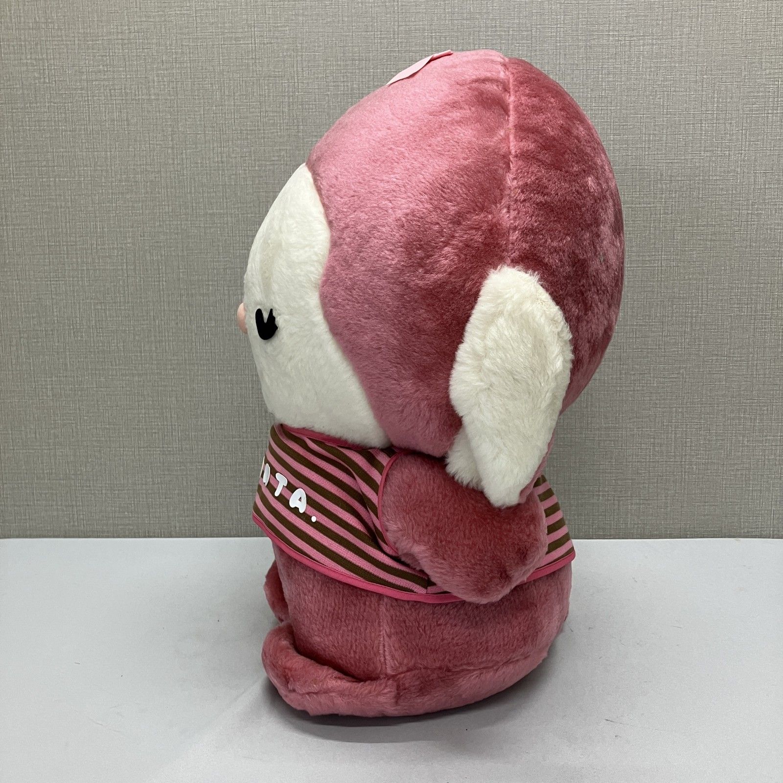 △ ぬいぐるみ ピンクのおさるさん MONTA ビッグサイズ 昭和