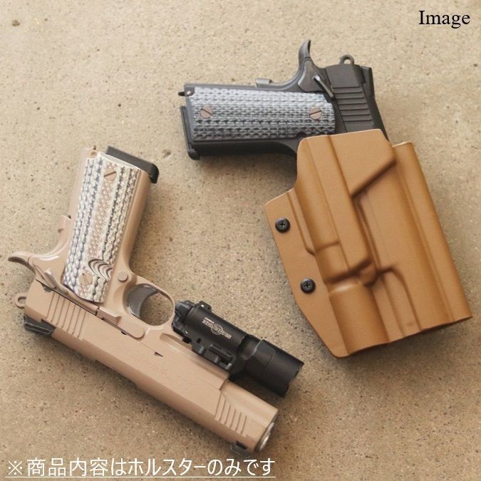 国内製造品 六七五 TM M45A1 X300U ライト 専用 カイデックスホルスター 右用 Coyote Brownカラー