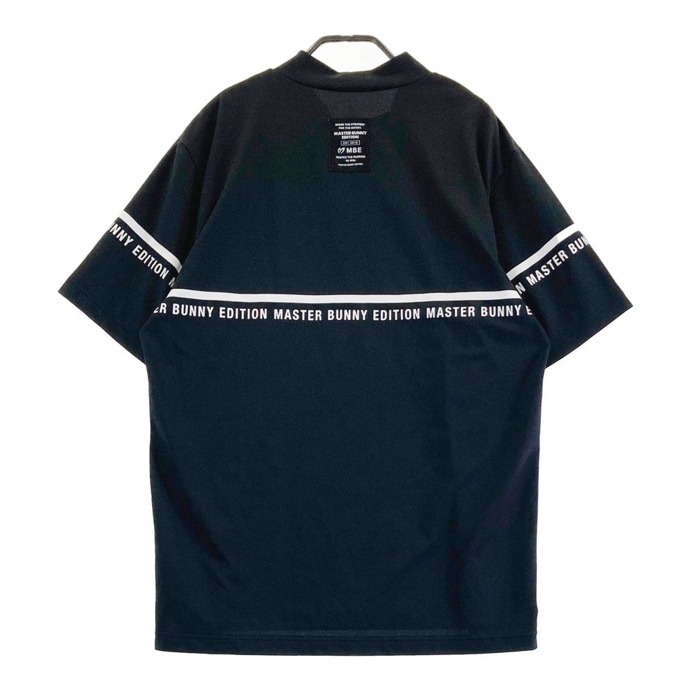 サイズ 6 MASTER BUNNY EDITION マスターバニーエディション 2025年 半袖ハイネックTシャツ ブラック系 240101538358 ゴルフウェア メンズ ストスト
