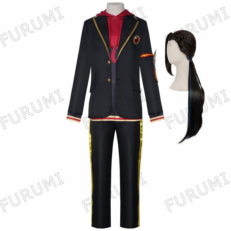 ツイステッドワンダーランド スカラビア寮制服 ジャミル バイパー コスプレー衣装 ウィッグ付き カツラハロウィン クリスマス イベント cosplay イベンド 変装 仮装 プレゼント 祭り仮装 コスチューム アニメ クリスマス ハロウィン