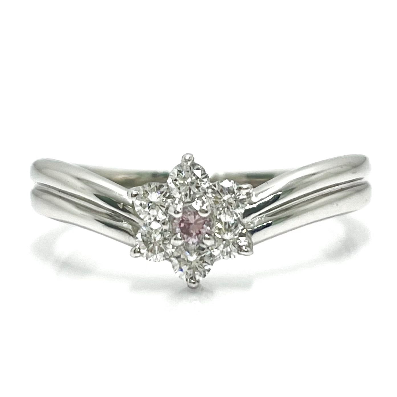 STAR JEWELRY / スタージュエリー ピンクダイヤモンドリング 0.03ct 