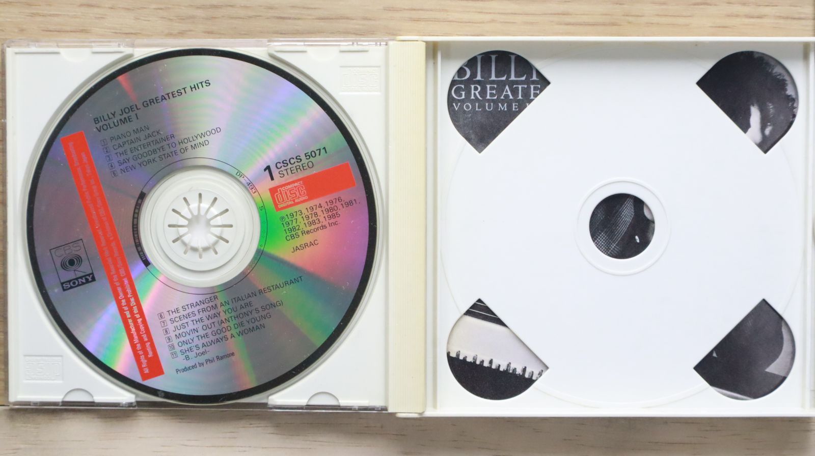 ビリージョエル／リハーサルCD-R付【100枚限定】 国内盤CD☆ビリー・ジョエル/Billy Joel□ ビリー・ザ・ベスト