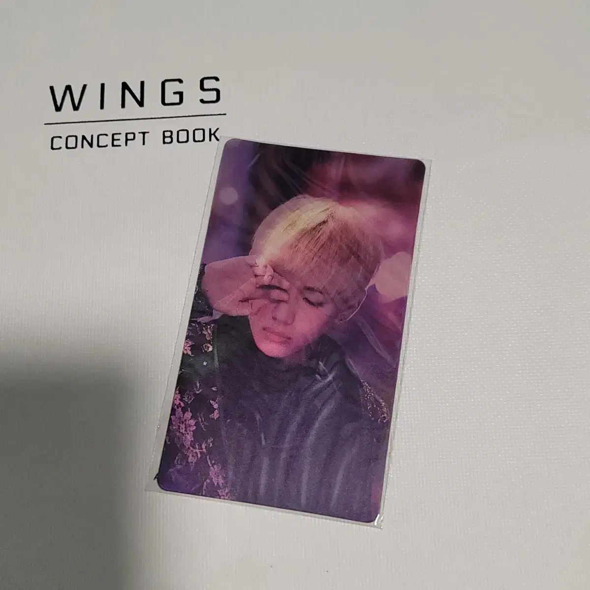 BTS WINGS CONCEPT BOOK レンチキュラートレカ V 【公式通販】
