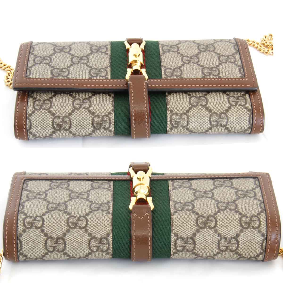 美品『USED』 グッチ ジャッキー チェーンウォレット 652681