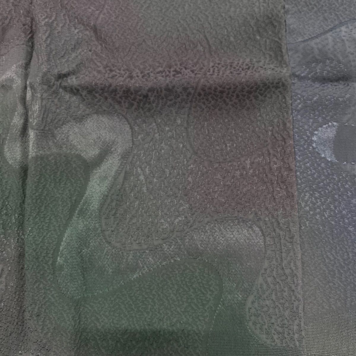 青灰色 正絹