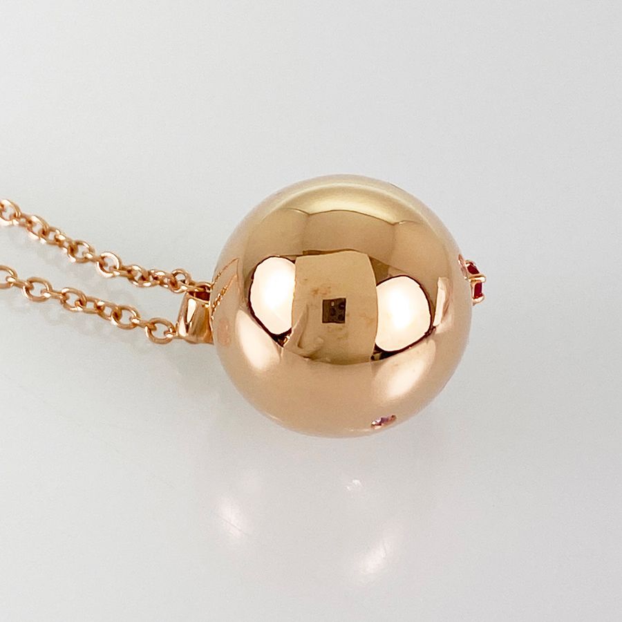 ダミアーニ Damiani ネックレス K18PG ルビー ダイヤモンド