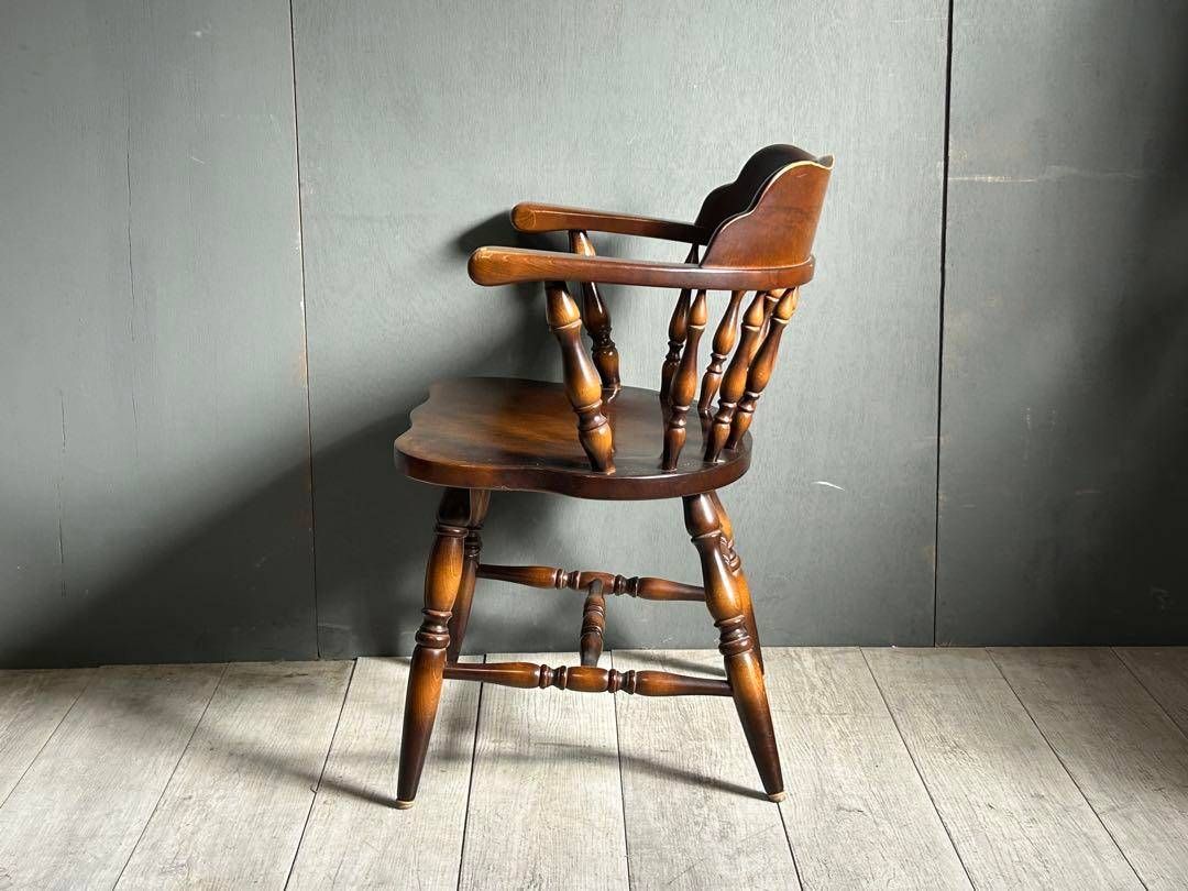 ③飛騨産業　ウィンザーチェア　アームチェア　ヴィンテージ　キャプテンチェア　IS ③飛騨産業 ウィンザーチェア アームチェア ヴィンテージ