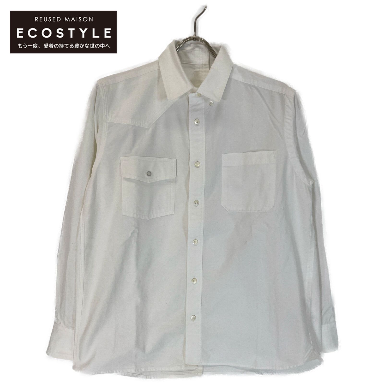 sacai サカイ ホワイト SCM-038 Cotton Poplin Shirt 1