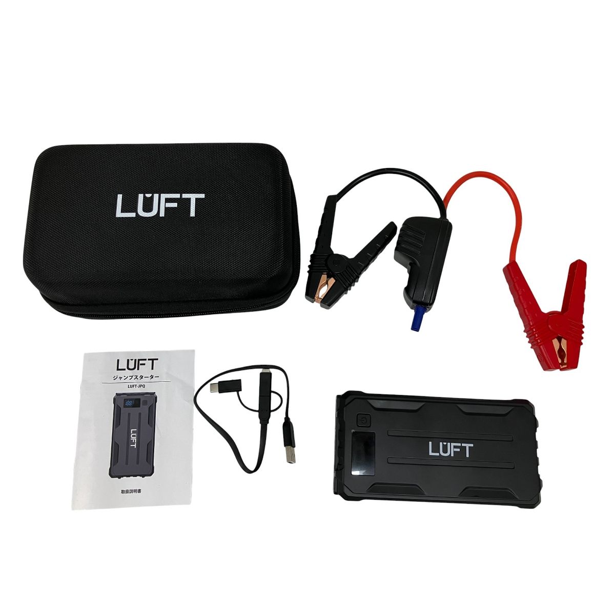 LUFT 10400mAh Output 5V 3A ジャンプスターター エンジンスターター O10473876
