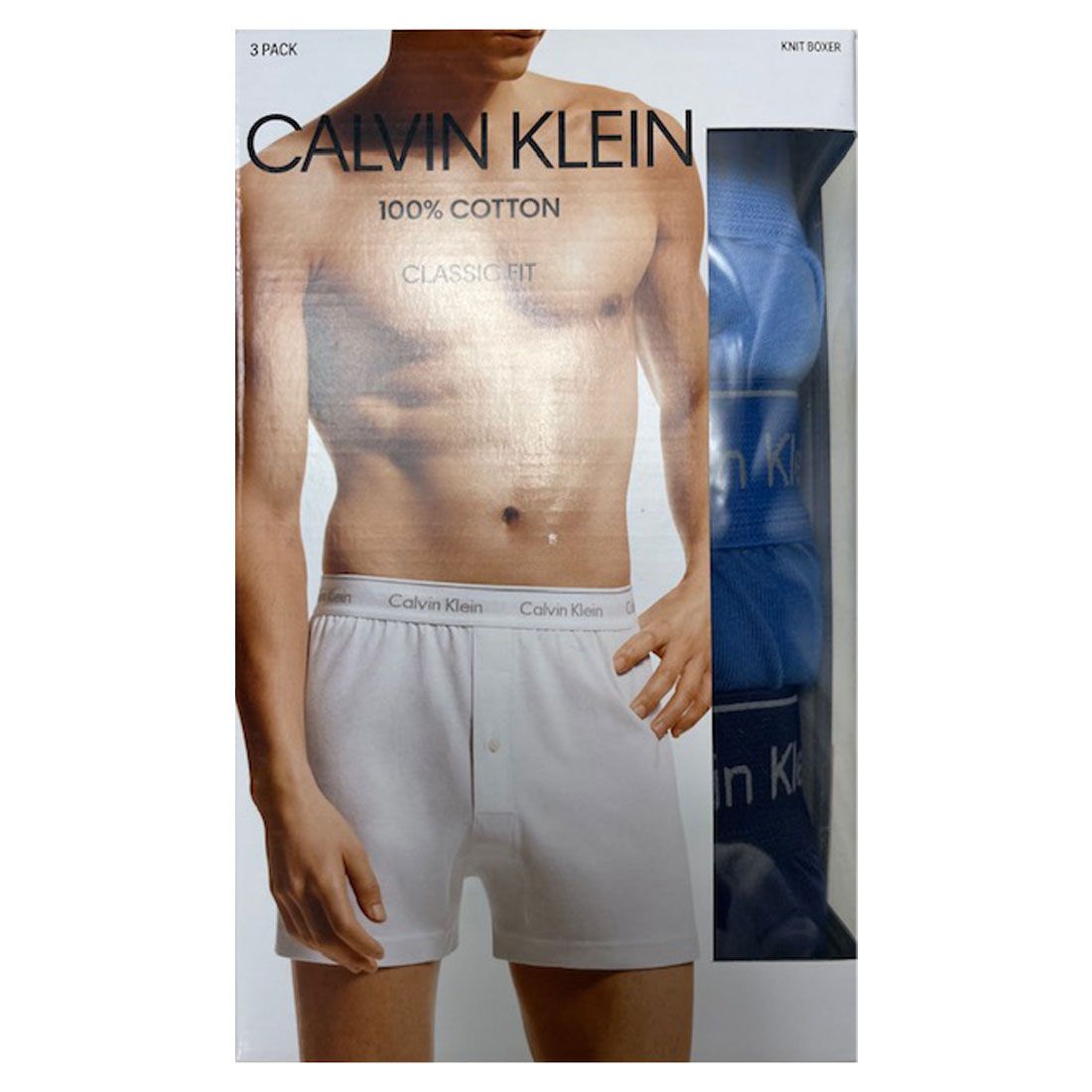 Calvin Klein(カルバンクライン)ck ニットトランクス ボクサー 3枚セット メンズ 男性用 下着 前開き NB4005 - メルカリ