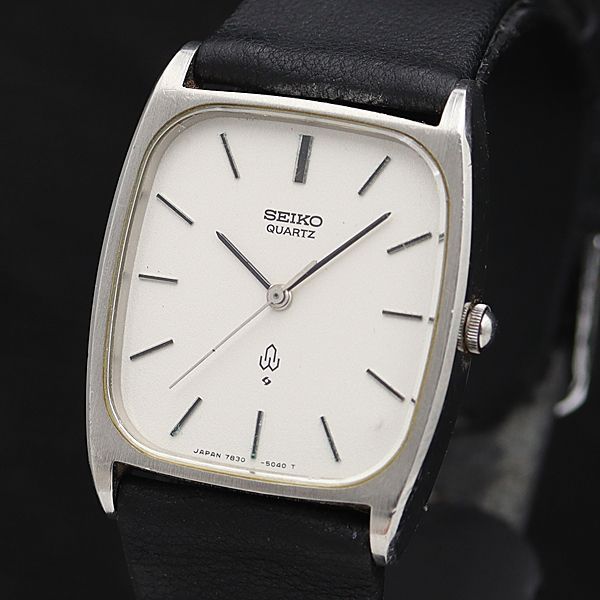 SEIKO tank シャリオ 7830 スクエア 稼働品 SEIKO tank シャリオ 7830 スクエア 稼働品