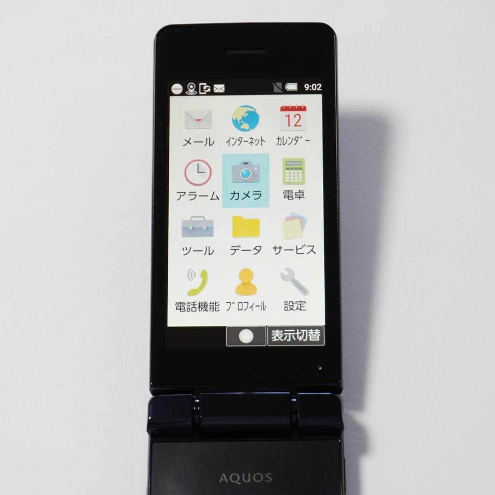 AQUOS ケータイ3 ブラック 805SH SoftBank microSDカード付き SIM