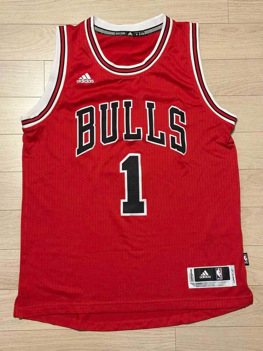 adidas アディダス Chicago Bulls シカゴ ブルズ Swingman スウィングマン デリック ローズ ジャージ M