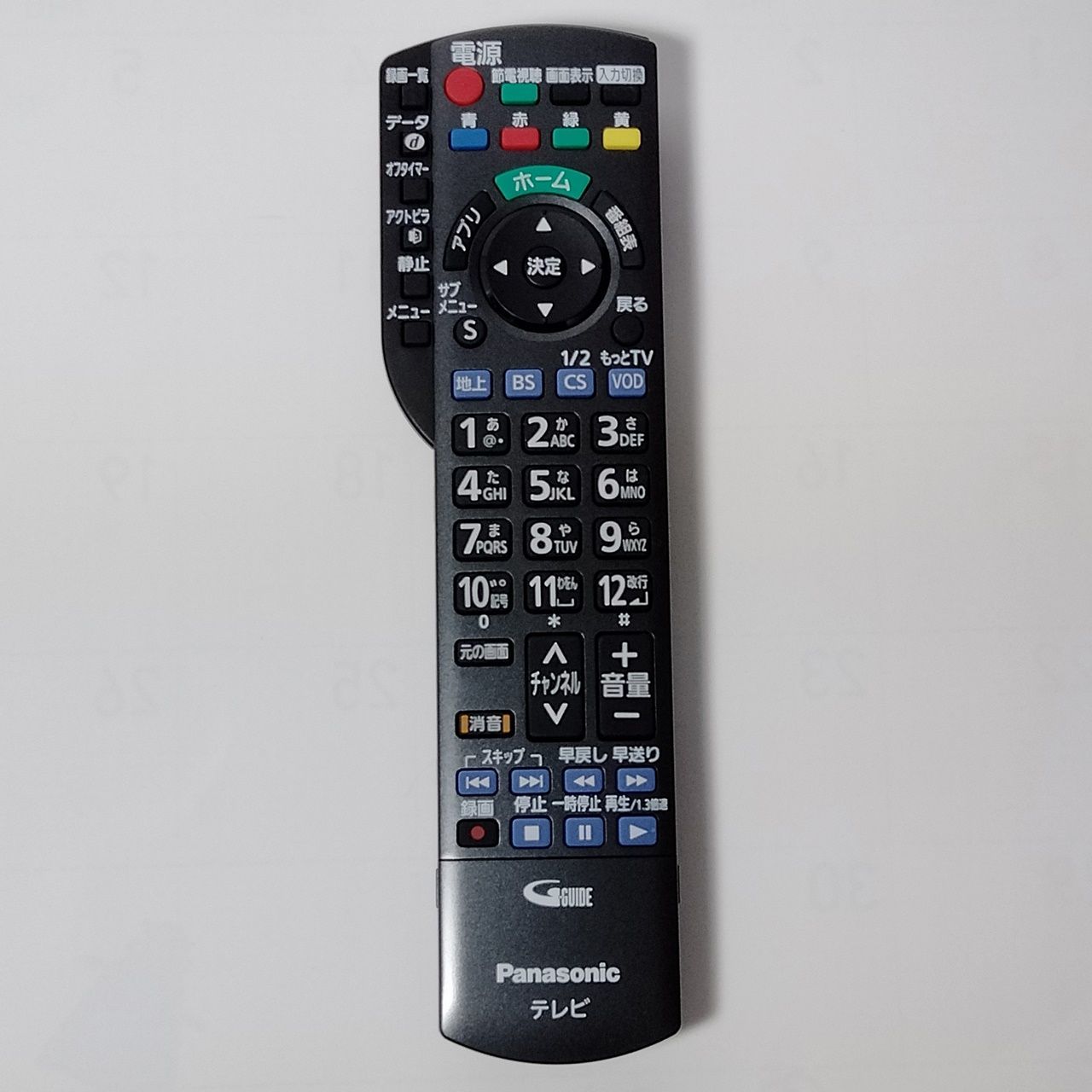 Panasonic パナソニック 液晶テレビ用リモコン 「N2QAYB000847」 TV用 VIERA用 ビエラ用 （41223A） - メルカリ