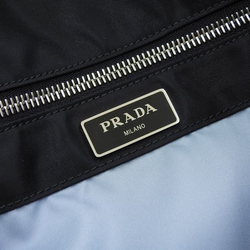 プラダ PRADA トートバッグ テスート ナイロン レザー ブラック 1BG184  