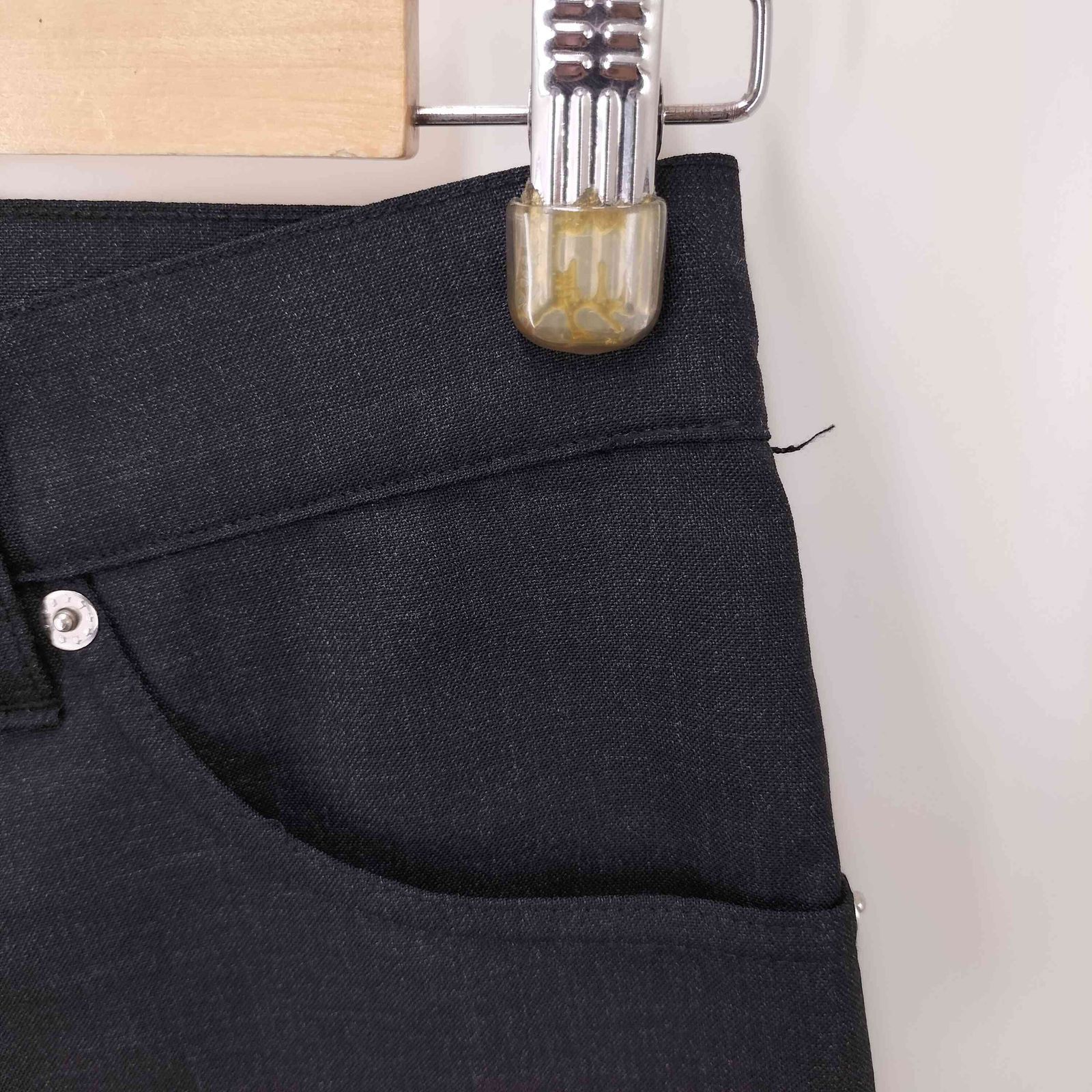 アニエスベーオム Agnes b.homme 90-00S フランス製 ウール ストレート