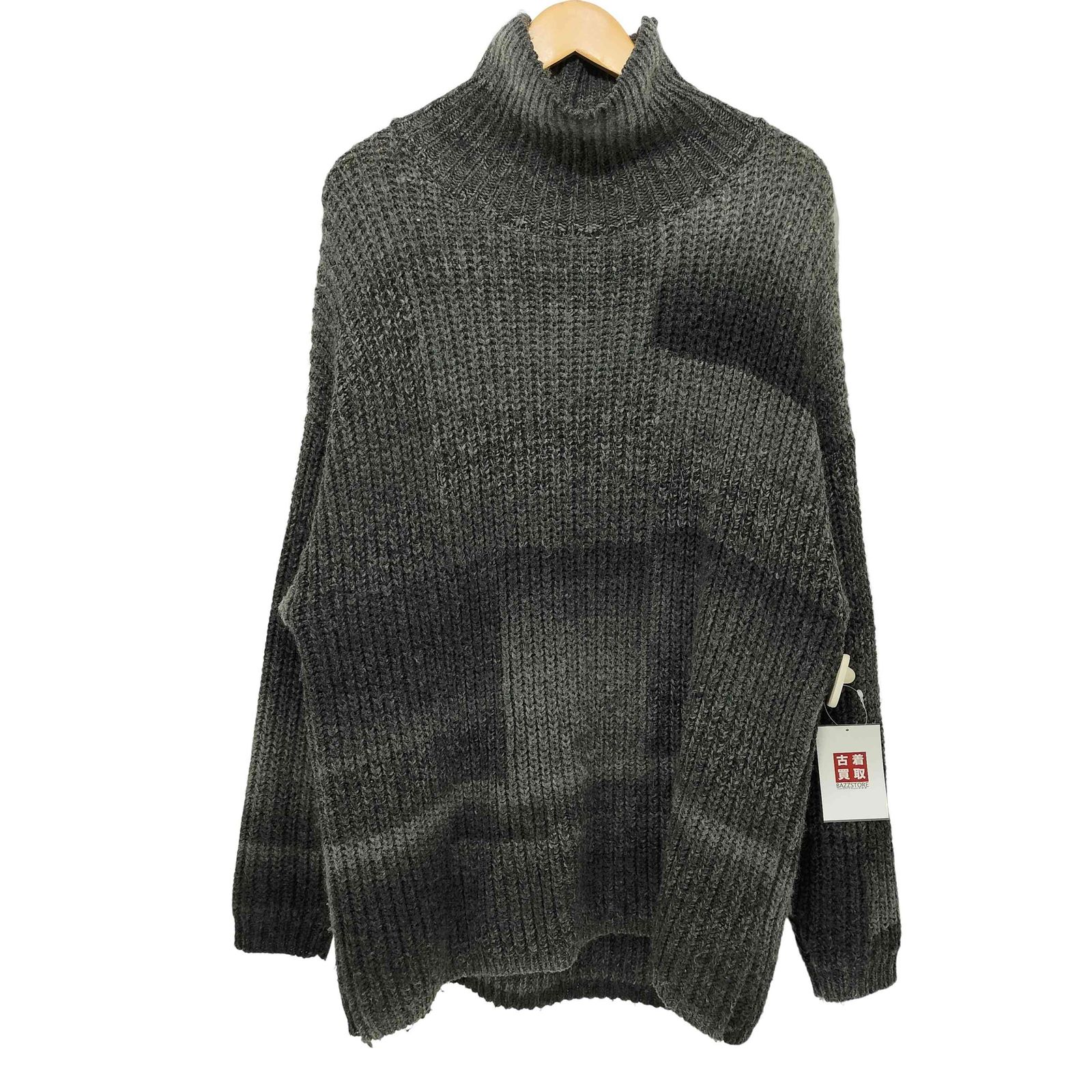ルイス Luis 2020AW カスリ柄片畦ビッグタートルニット メンズ JPN：M 