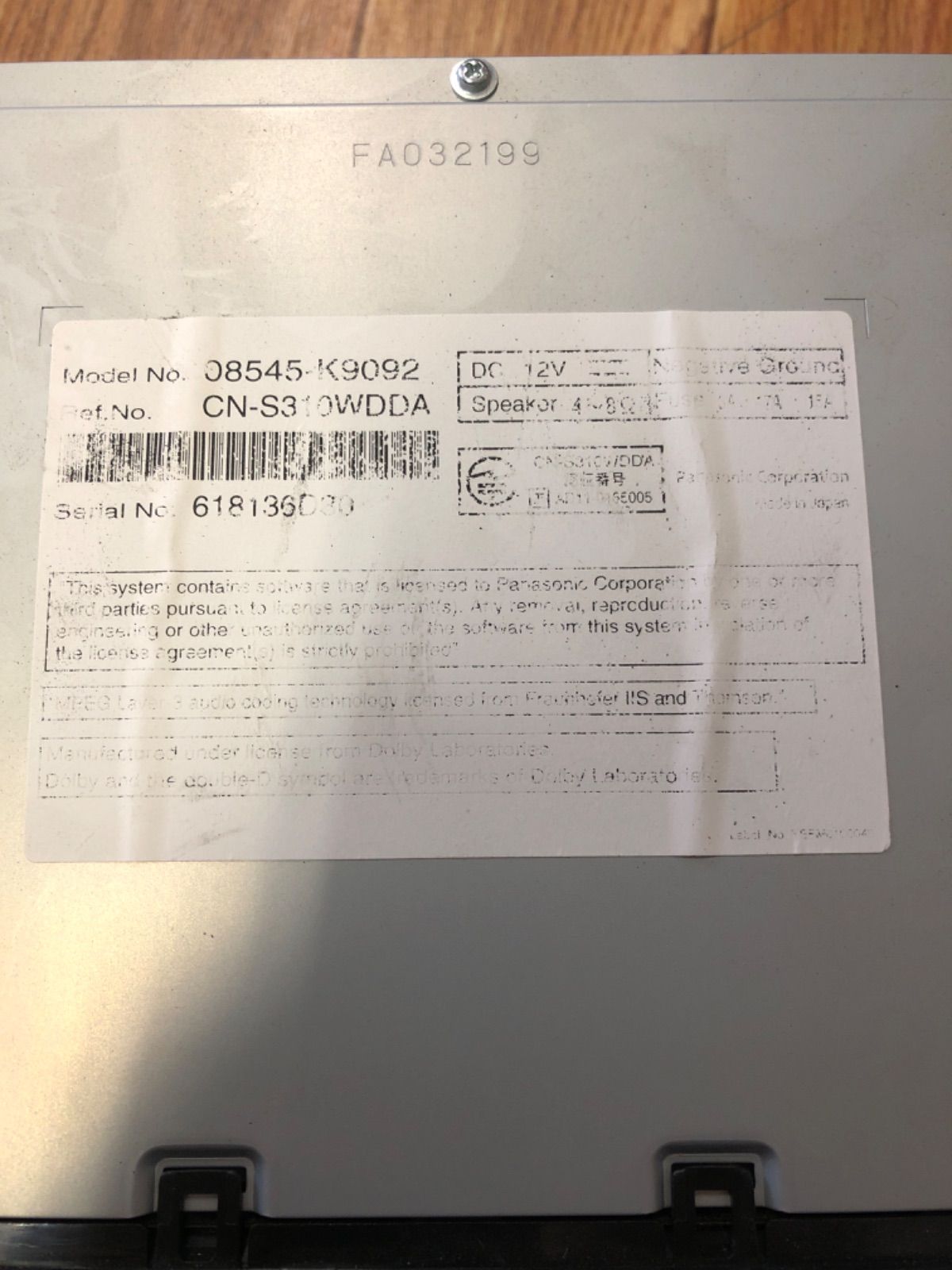 カーナビ ダイハツ純正 NSZN-W64D panasonic Amazon.co.jp: 三菱電機 ダイハツ純正 NSZM-W64D カーナビ 補修