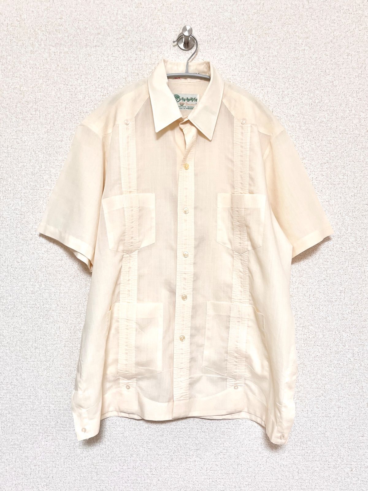 100% LINEN パナマ製 PANABRISA メキシカン キューバ リネン 100% LINEN パナマ製 PANABRISA メキシカン キューバ リネン