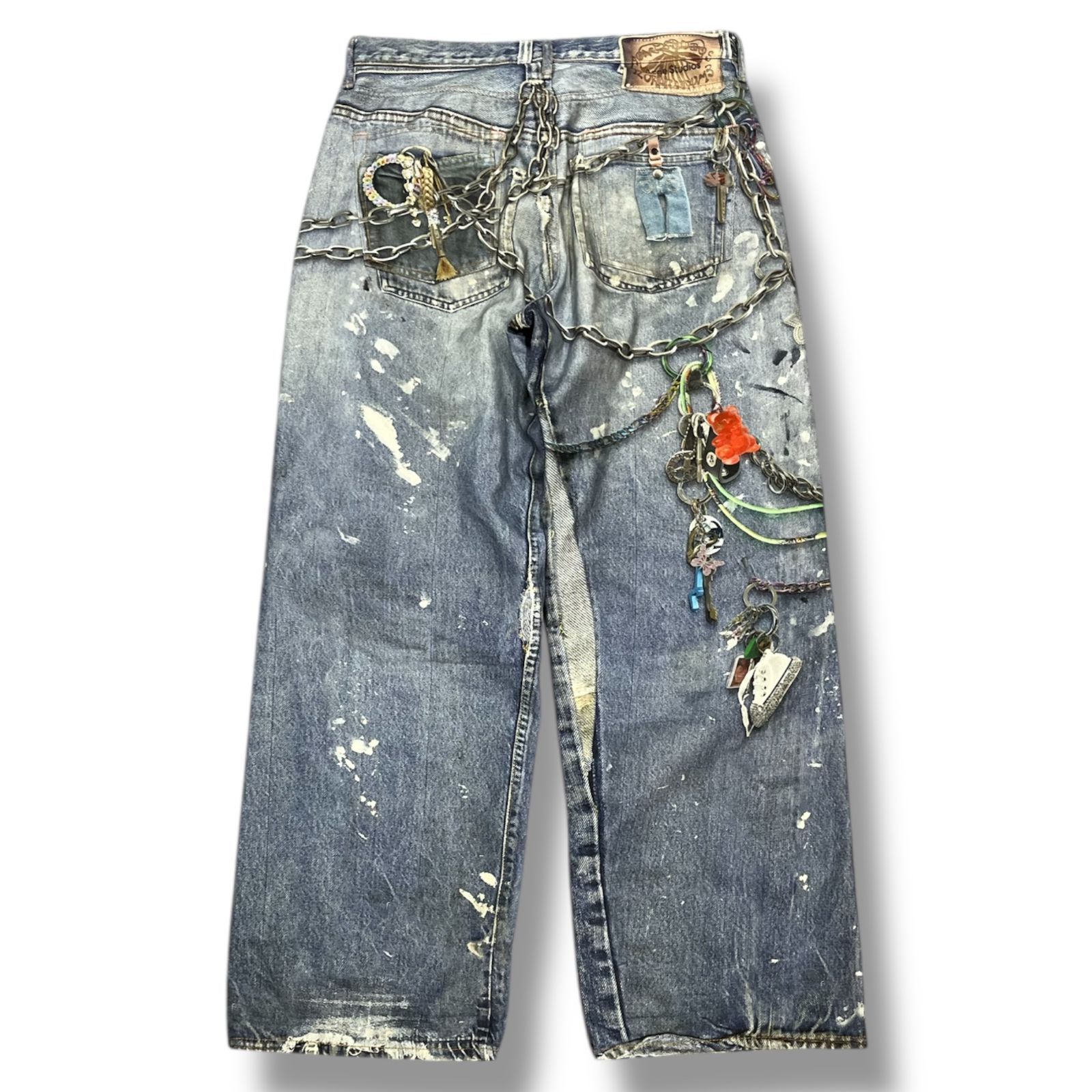 Acne Studios トロンプルイユ チェーングラフィック デニム