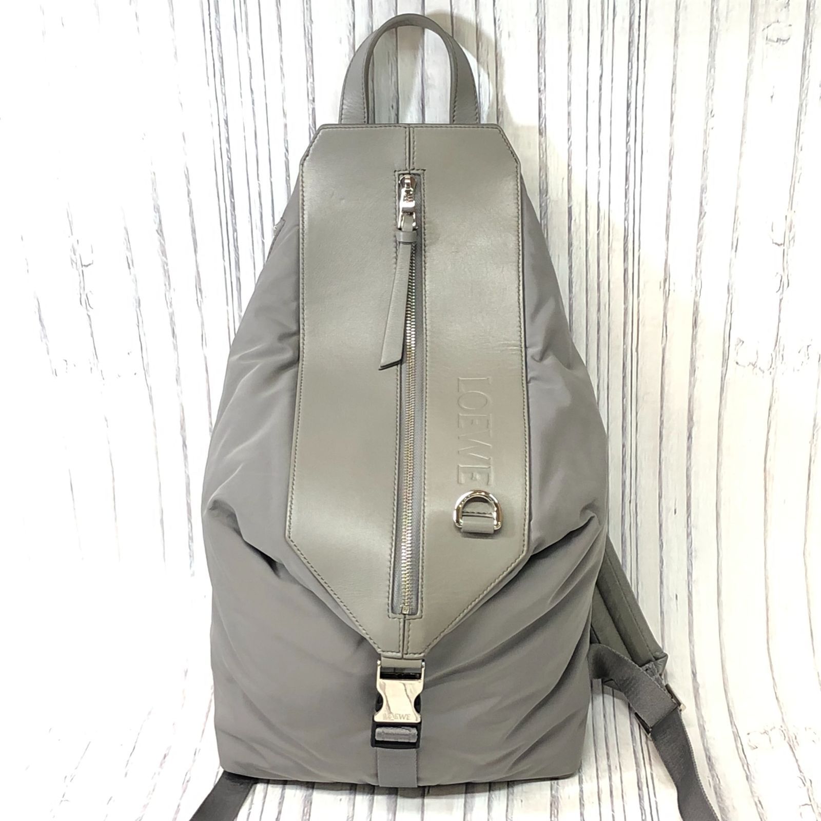 LOEWE コンバーチブル バッグパック （ナイロン&カーフ）】 ロエベ