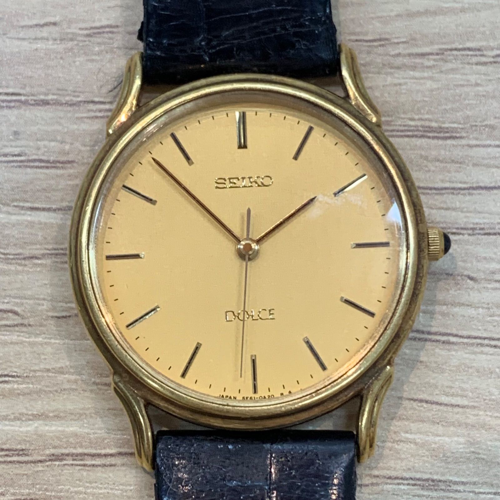 SEIKO ドルチェ　K18 5E30 6A30 SEIKO ドルチェ 5E30-6A30 60) K18 金無垢 セイコードルチェ 5E30-6A30