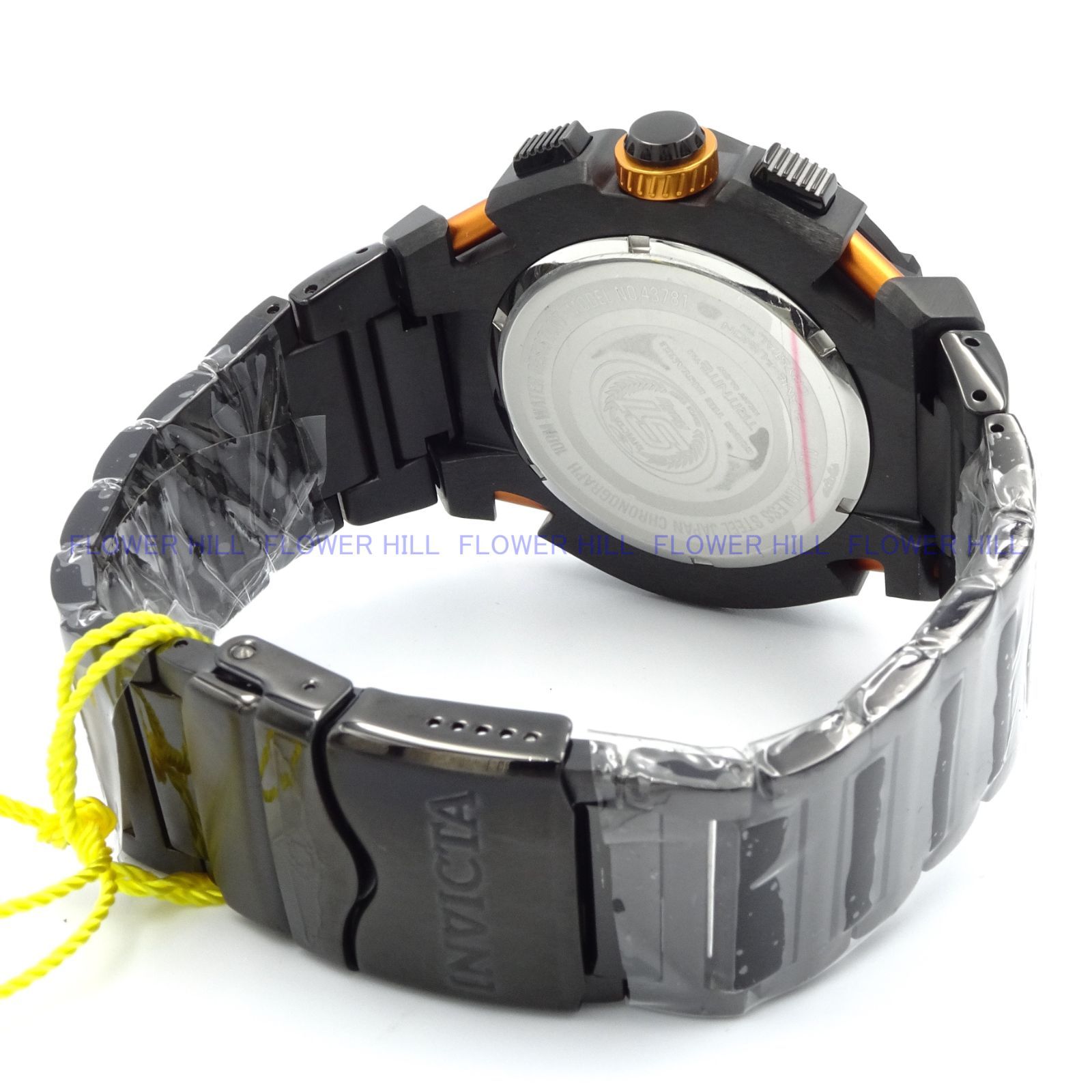 INVICTA インビクタ 腕時計 メンズ S1 RALLY 43781 ブラック・ブルー クォーツ クロノグラフ メタルバンド