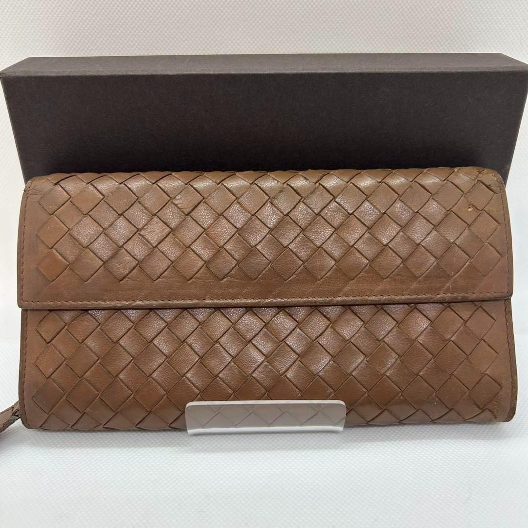 BOTTEGA VENETA イントレチャート 長財布 8375 極上レザー》BOTTEGA