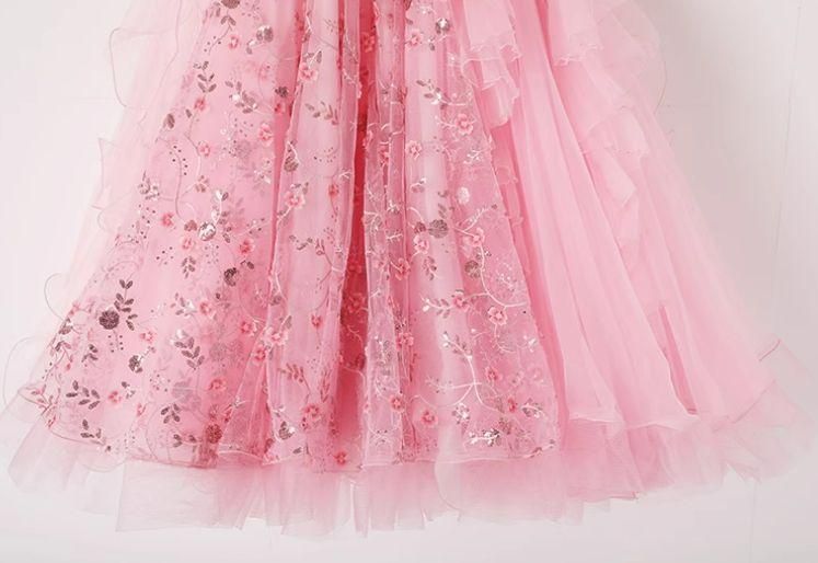 社交ダンスドレス スタンダードドレス モダンダンス 刺繍 オーダーメイド