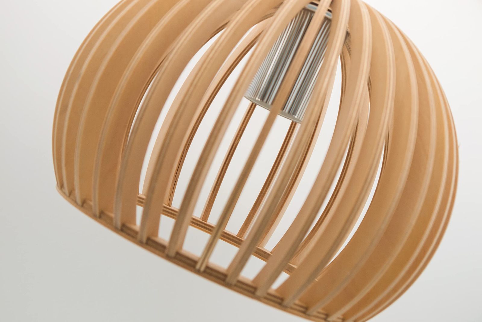 KY LEE ペンダントライト 和室 和風 ウッドアートカボチャかごペンダントライト インテリア照明 ダイニング 天井照明 ランプカバー直径20 cm 電球は別売り 引掛シーリング式 NEXPOTALLINN_EU