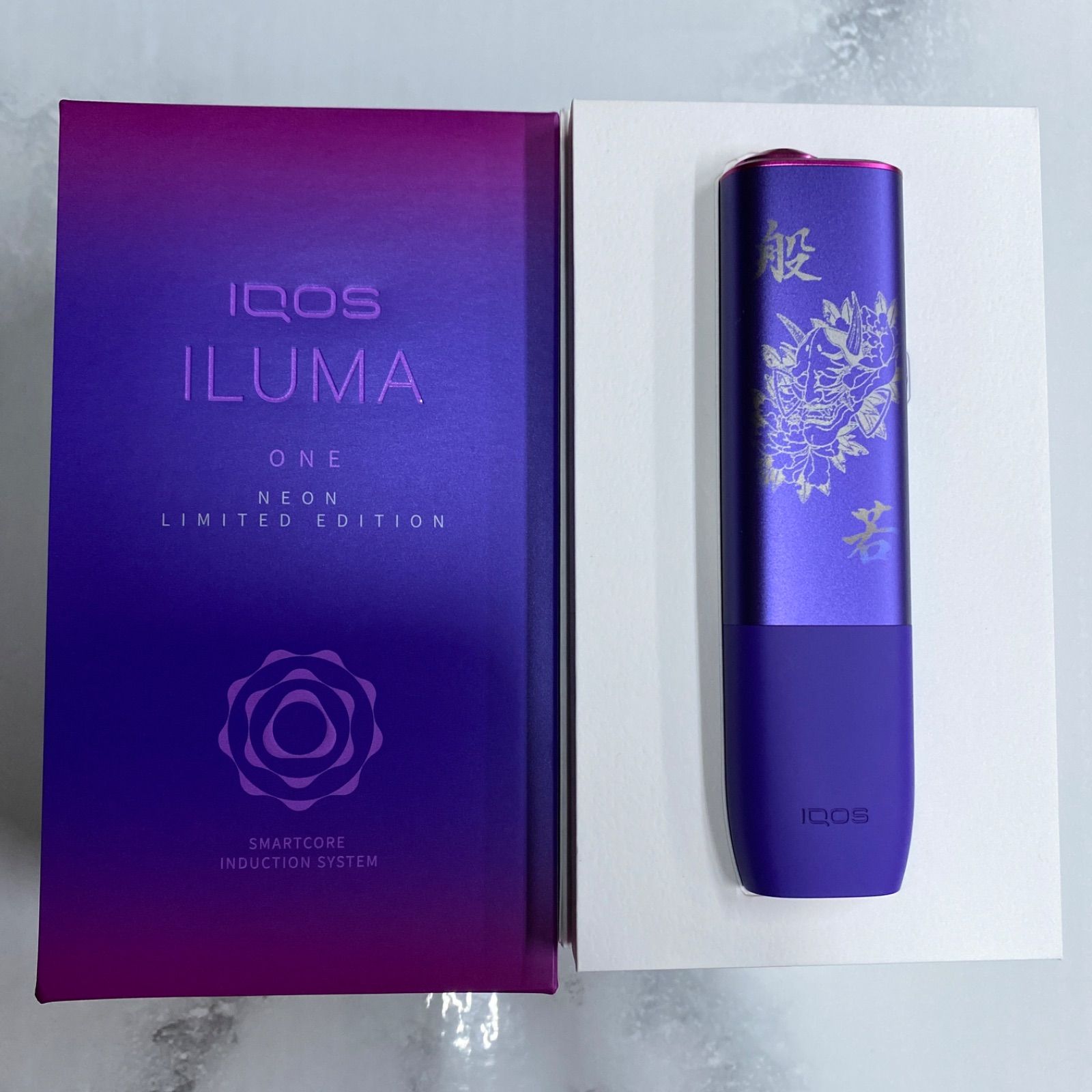 iQOS ILUMA ONE アイコス イルマ ワン 両面 レーザー加工 般若 菊 和柄