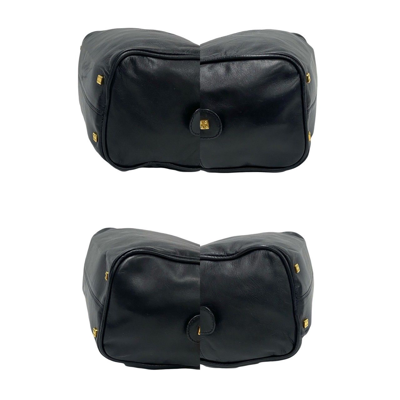 【美品】ロエベ ボストンバッグ ヴィンテージ アマソナ アナグラム 黒 レザー LOEWE 極 美品 ロエベ アマソナ アナグラム ロゴ レザー 本革