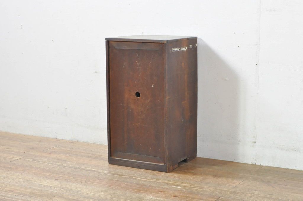 昭和レトロ ラタン ドレッサー 鏡台 引き出し付き アーチ型ミラー