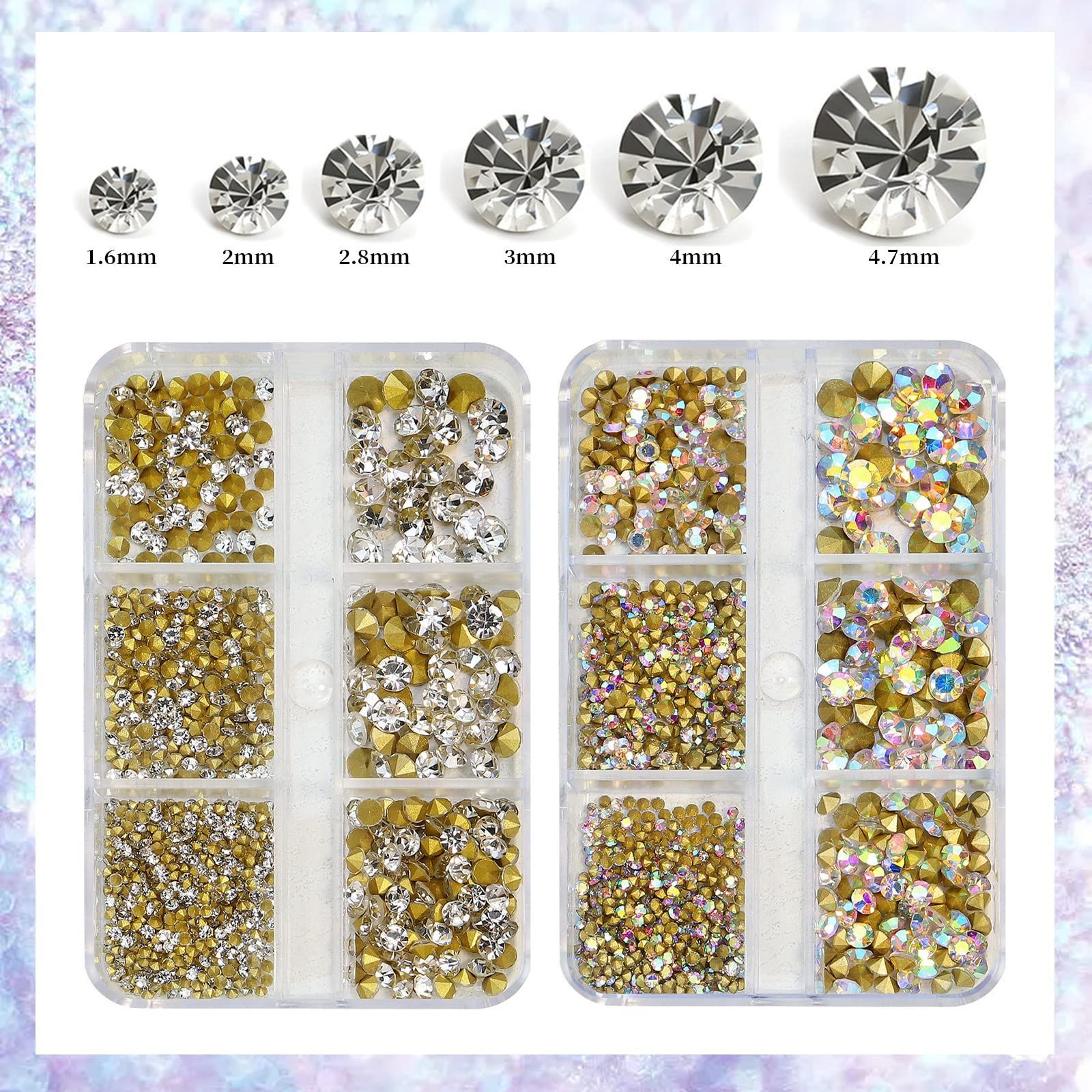 在庫処分】ジェルネイル 2mm/3mm/4mm デコ素材 ネイル用ストーン 在庫処分】ジェルネイル 2mm/3mm/4mm デコ素材 ネイル用ストーン