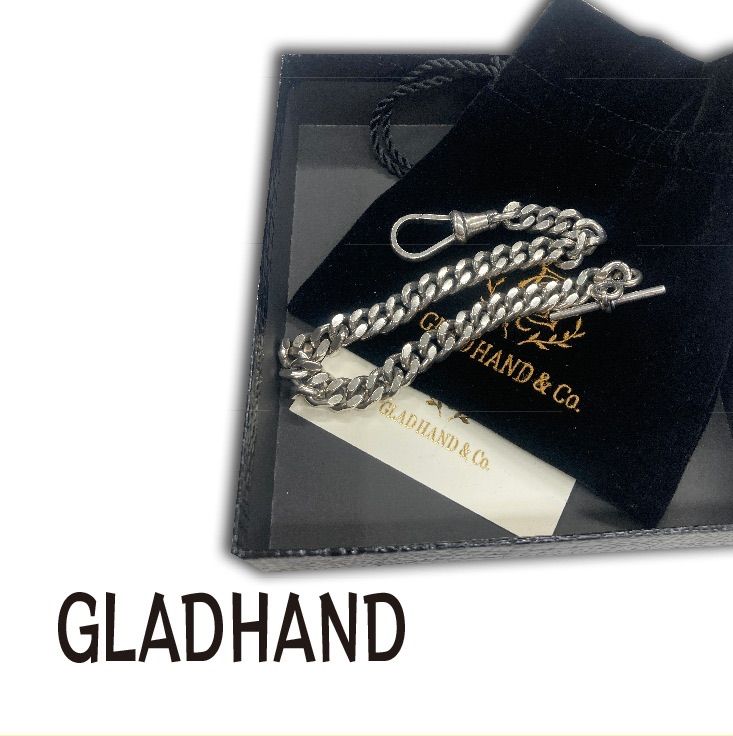 GLADHAND】グラッドハンド / Tバー ウォレットチェーン 喜平チェーン