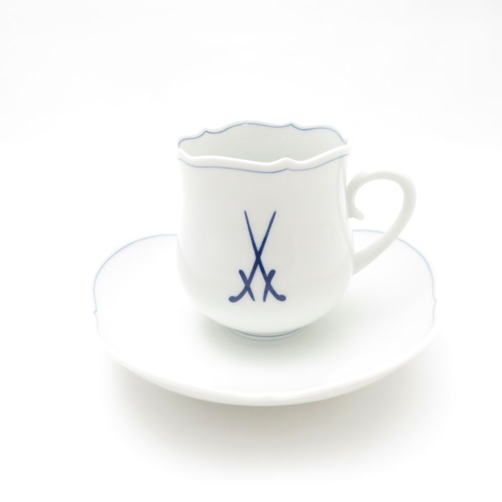 美品 MEISSEN マイセン 300周年 双剣マーク アクアティンタ
