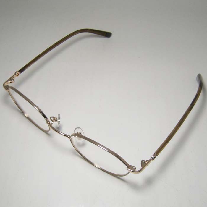 凛激安SALE!! agnes b. アニエス ベー レディース 眼鏡 メガネ フレーム サングラス 50-0116-1 サイズ48 カーキ ライトゴールド