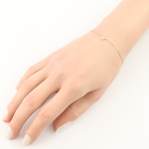 アーカー ブレスレット ダイヤ ダイヤモンド 0.05ct ハート